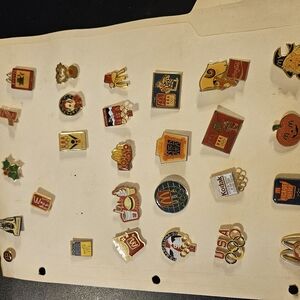 Lot 27 piece Vintage McDonald's Pin Collection 2 of 2